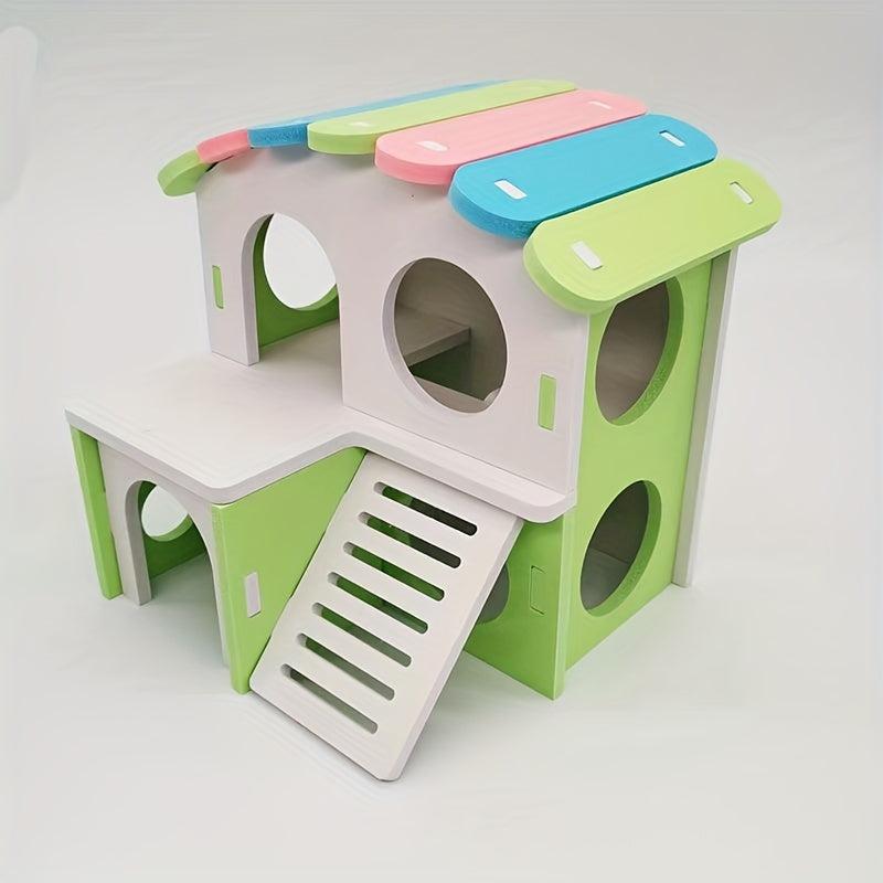 Hamster House Small Animal Habitat Toys Hamster Villa Pet Landscaping