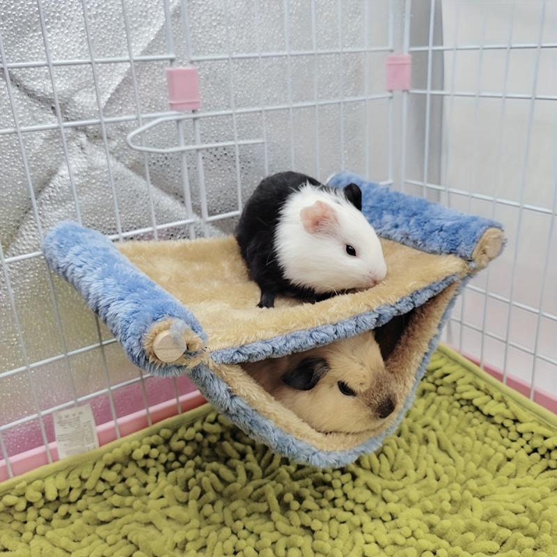 Plush Hamster Hammock Bed for Small Animals