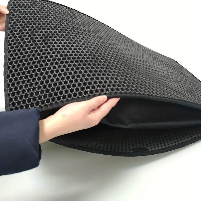 Cat Litter Pad Honeycomb Washable Mat Trapping Toilet Cleaning Supplies