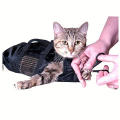 Anti Bite Anti Scratch Cat Bag Restraint Bag For Grooming Cleaning Bathing