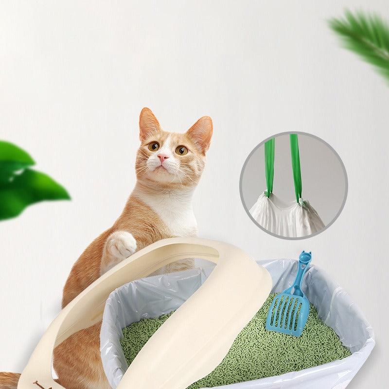 20pcs Cat Litter Filter Bag Disposable Cat Litter Pan Bag