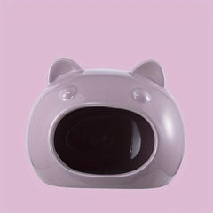 Ceramic Pet Cat House for Small Animals - Hamster Hideout Bed