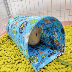 Small Pet Tunnel Nest Hamster Rabbit Sugar Glider Hedgehog Ferret Tunnel