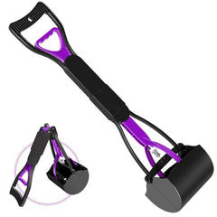 Portable Dog Poop Scooper with Long Handle for Outdoor Walking