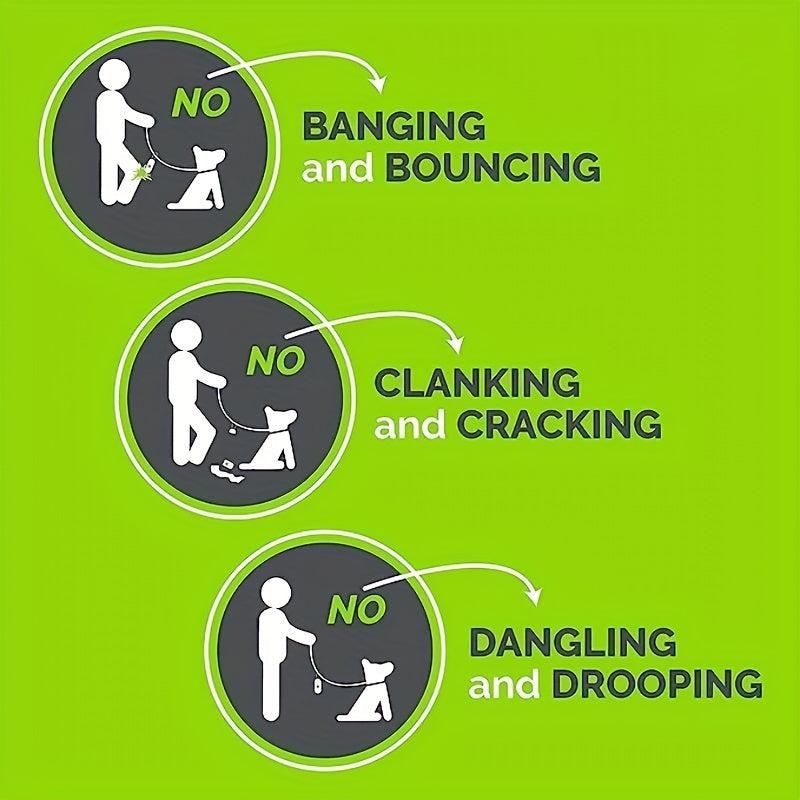 Portable Pet Poop Bag Holder Dispenser for Dog Outdoor Supply