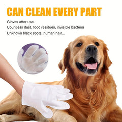 Pet Hair Remover Mitt Disposable Cleaning Gloves for Dogs and Cats