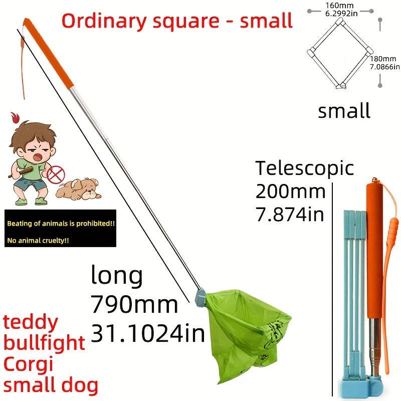 Portable Dog Poop Cleaning Tool Long Handled Pet Excrement Collector