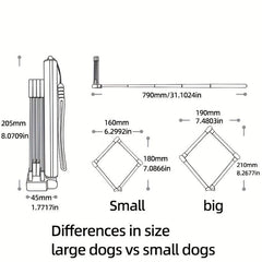 Portable Dog Poop Cleaning Tool Long Handled Pet Excrement Collector