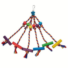 Bird Chew Toy Funny Cotton Rope Parrot Toy Bite Resistant