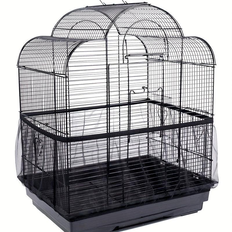 Bird Cage Cover Seed Catcher Mesh Round Square Cage