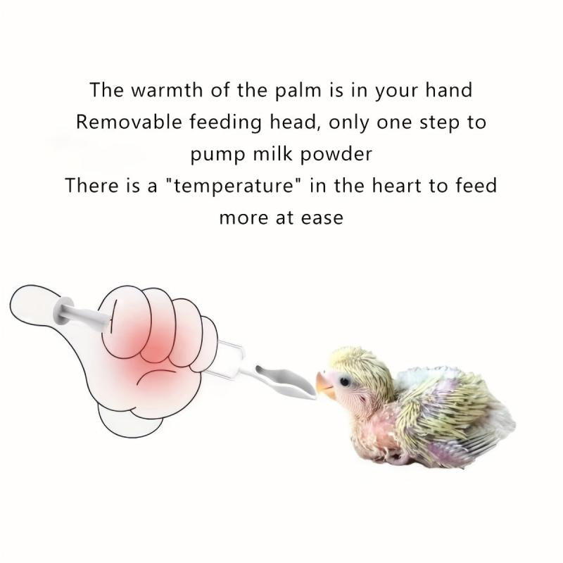 4pcs Bird Feeder Supplies For Parrots Needle Tube Feeder Parrot Feeding