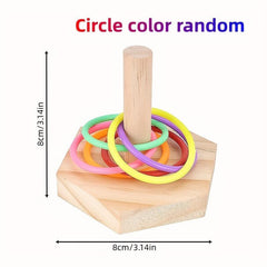 Colorful Bird Trick Toy Set for Parrots and Birds