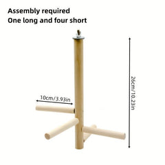 Wooden Bird Perch Stand Toy for Parrots and Birds
