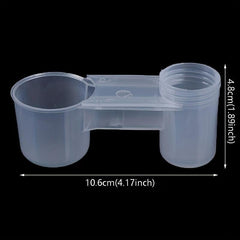 Durable Plastic Water Bottle Cup for Hydrating Your Pet Bird