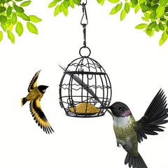 Bird Hanging Feeder Chain Sun Rain Proof Outdoor Decoration