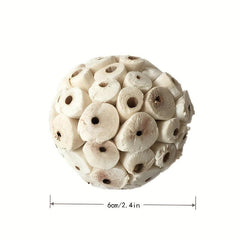 3pc Bird Toys Pet Gnawing Ball for Parrot Rabbit Hamster