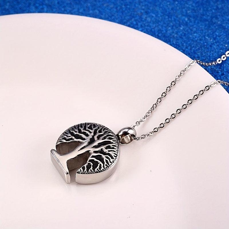 Tree of Life Urn Necklace for Ashes - Memorial Jewelry for Women and Men