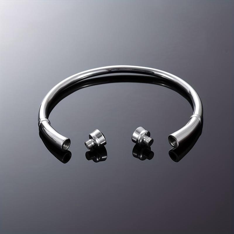 Stainless Steel Cremation Bracelet with Birthstone Keepsake Jewelry