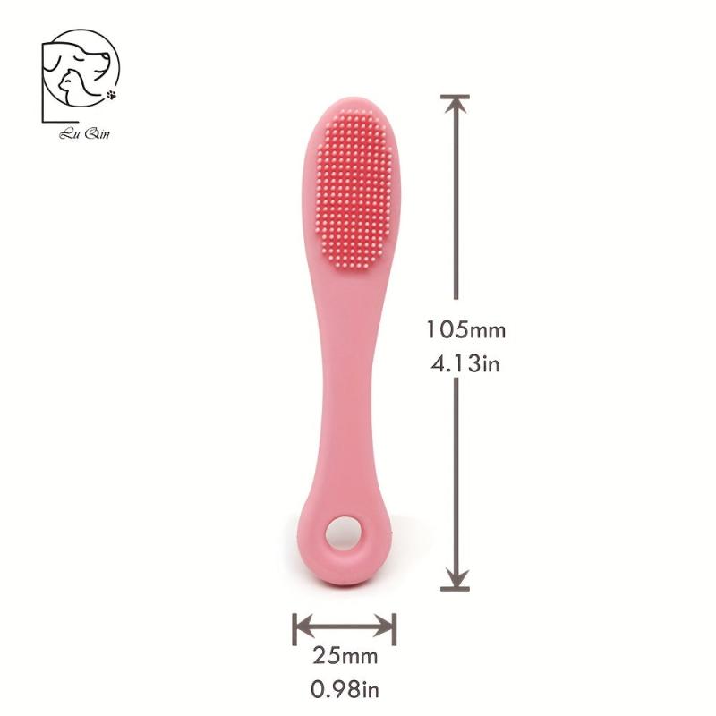 Soft Silicone Pet Finger Brush Dog Teeth Cleaning Brush