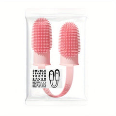 Silicone Fingertip Pet Toothbrush For Dog & Cat