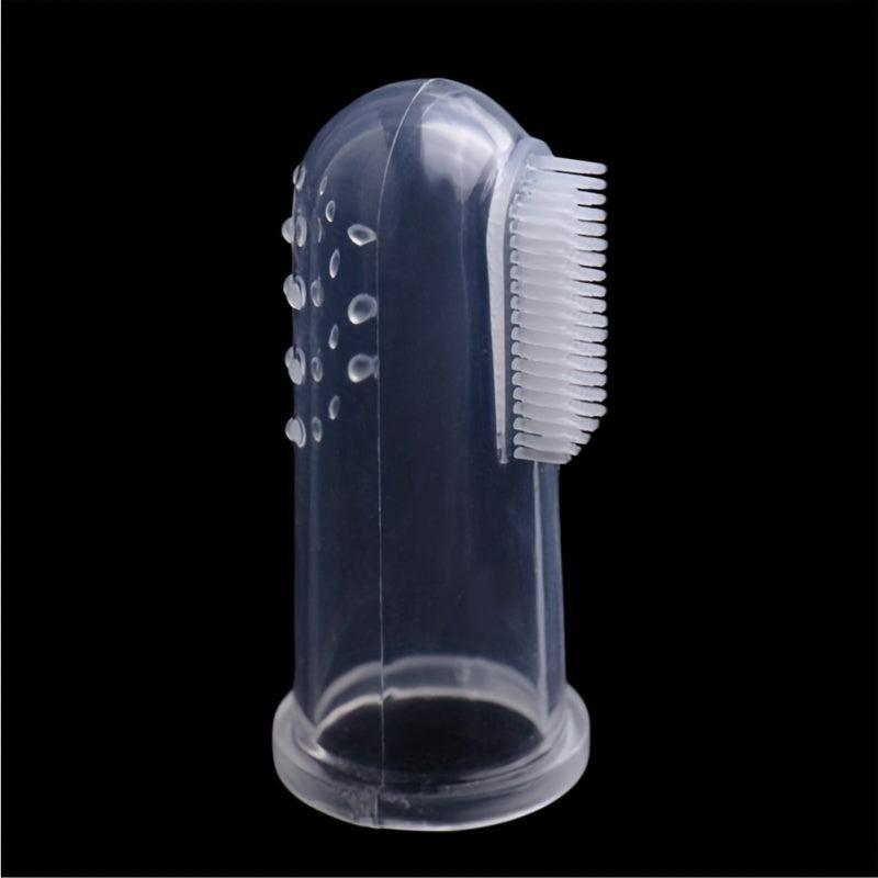 Silicone Fingertip Pet Toothbrush for Dog & Cat