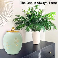 Pet Ceramic Urn Dog Ashes Container Ashes Holder Memorial Cremation Urns