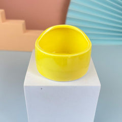 Ceramic Hamster Food Bowl Golden Hamster Feeder