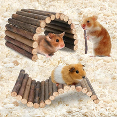 2pcs Hamster Toys Small Pet Toys Hamster Wheel Hamster Cage Accessories