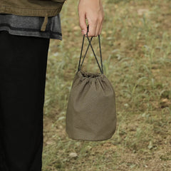 Canvas Storage Bag for Camping Tableware