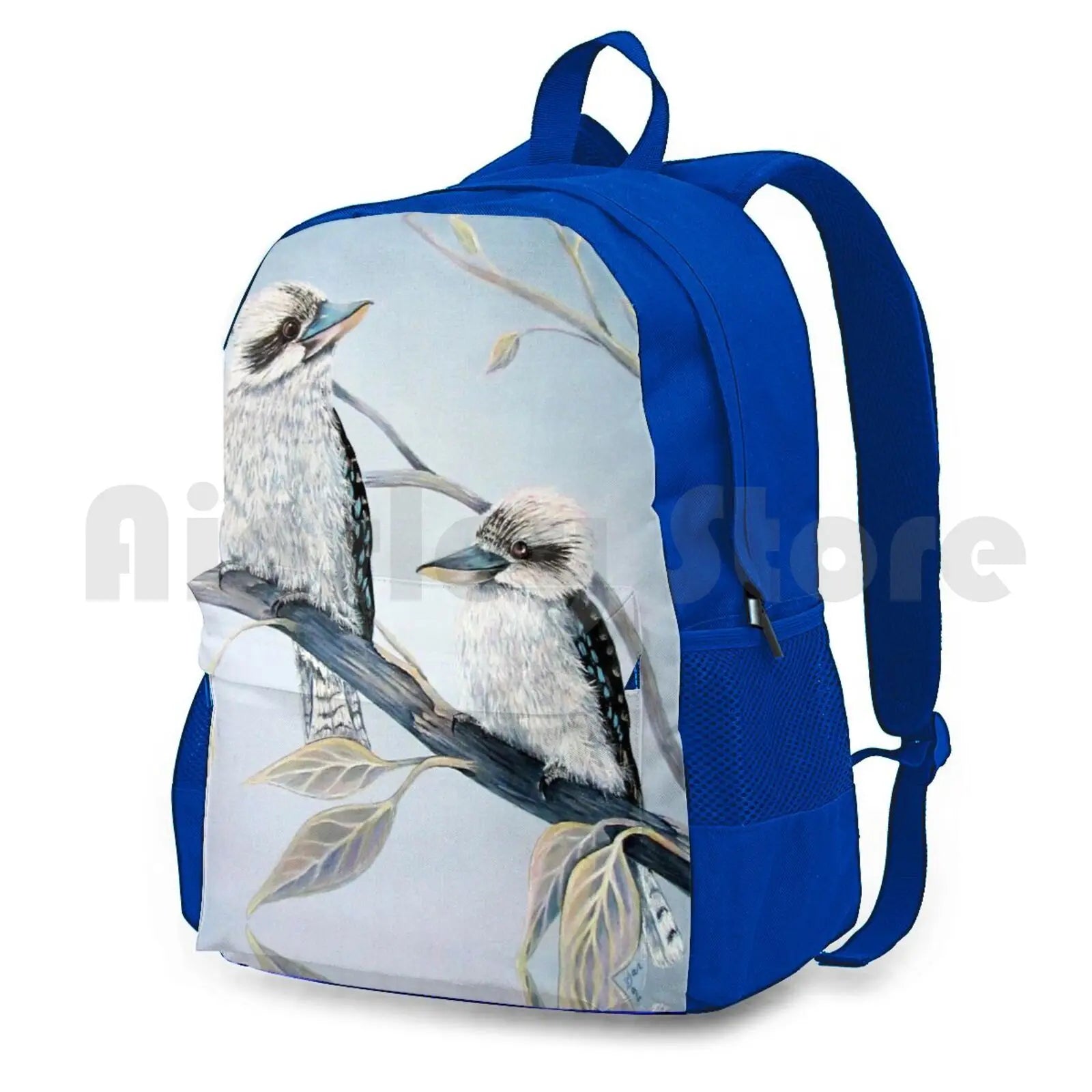 Kookaburras Hiking Backpack Waterproof Camping Nature Decorative