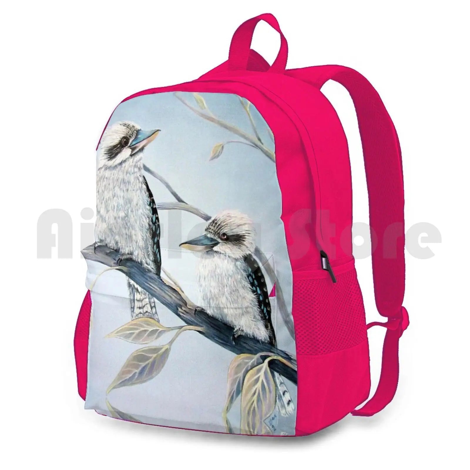 Kookaburras Hiking Backpack Waterproof Camping Nature Decorative