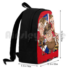 Dad's Army Cartoon Hiking Backpack Waterproof Camping Travel Dads Army