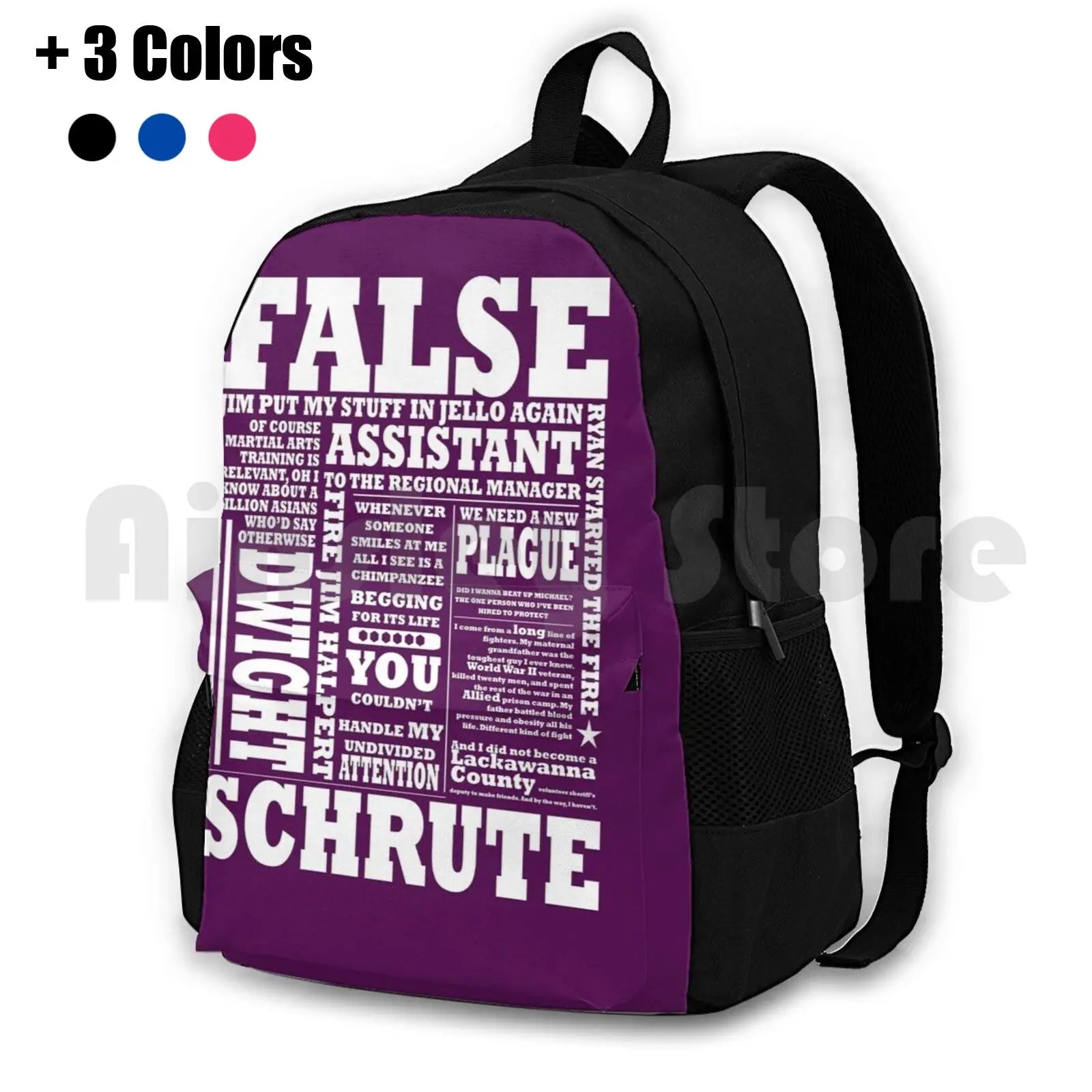 Dwight Schrute Backpack Waterproof Camping Travel