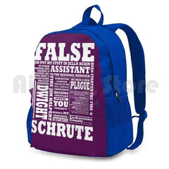 Dwight Schrute Backpack Waterproof Camping Travel