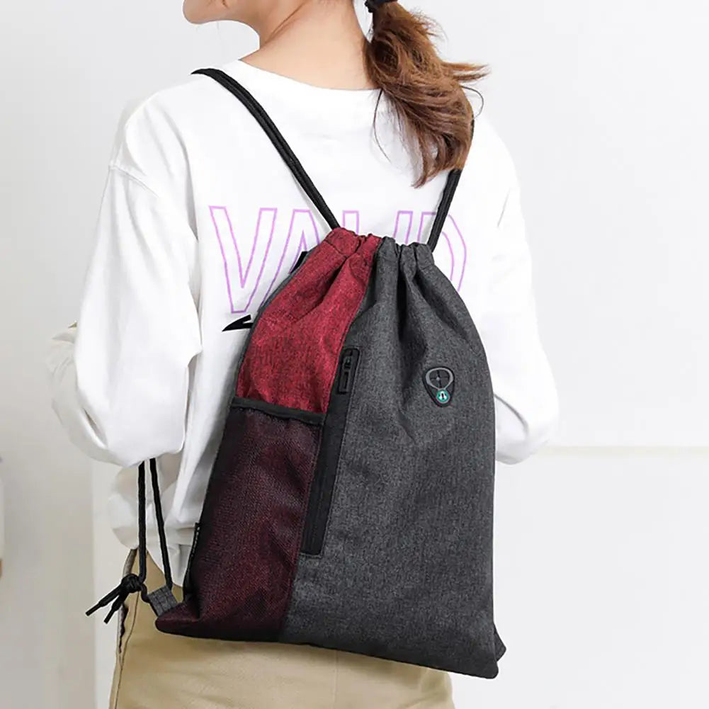 Water-resistant Drawstring Bucket Bag for Camping