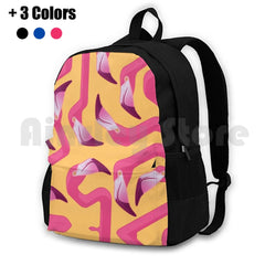 Flamingo Maze Hiking Backpack Waterproof Camping