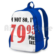 80th Birthday Gift Outdoor Hiking Backpack Waterproof Camping Travel