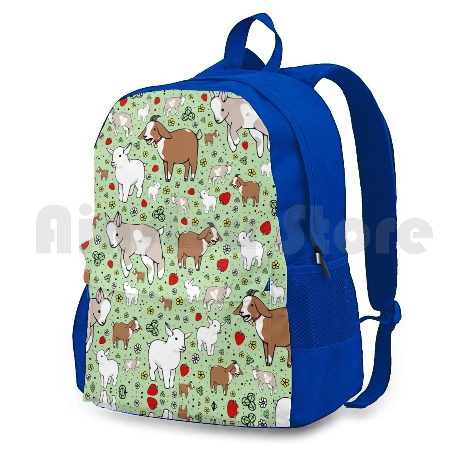 Goats Outdoor Hiking Backpack Waterproof Camping Travel Goats Goat Goat Goat