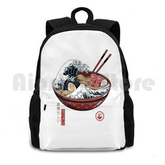 Ramen Wave Hiking Backpack Waterproof Camping Travel