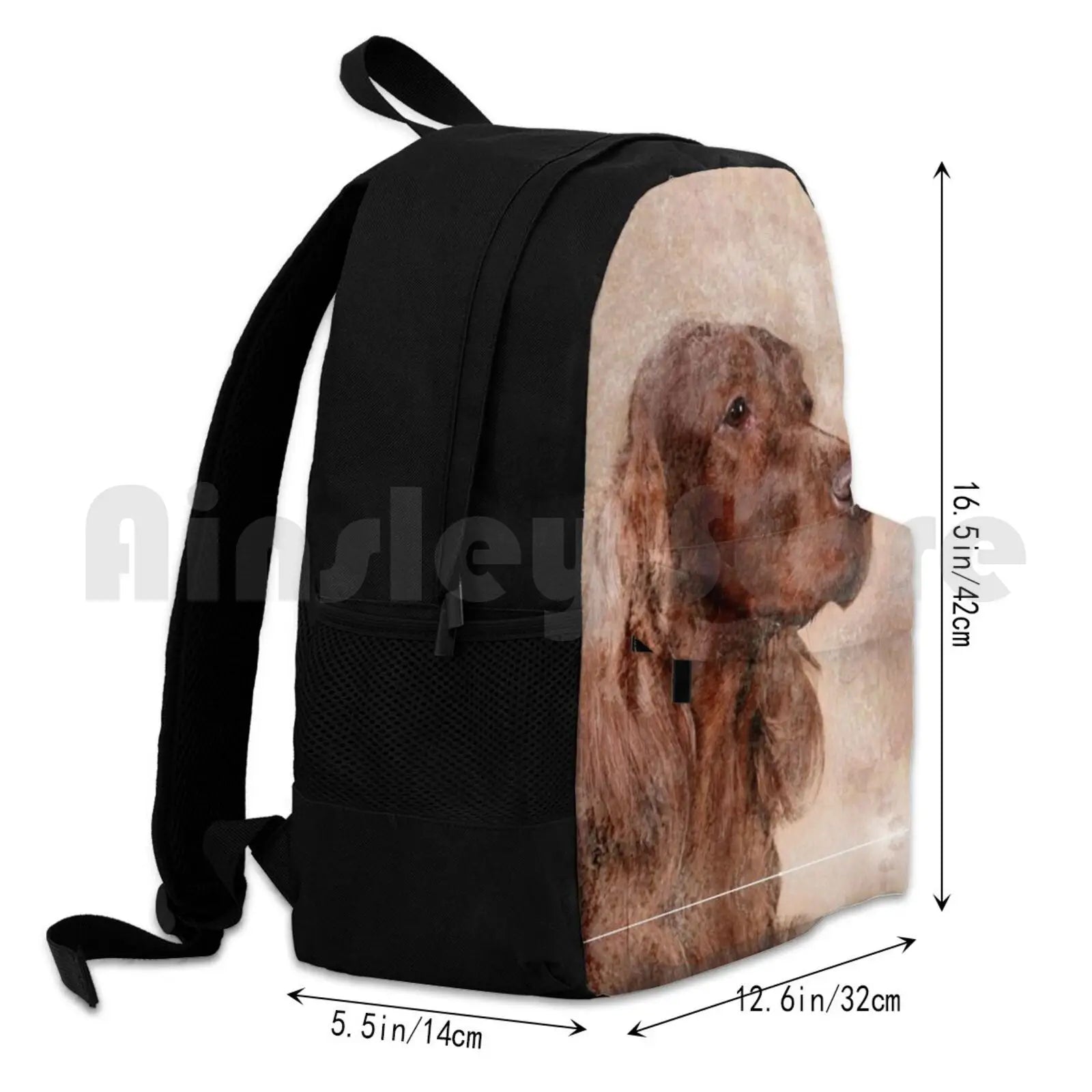 Irish Setter Dog Hiking Backpack Waterproof Camping Travel