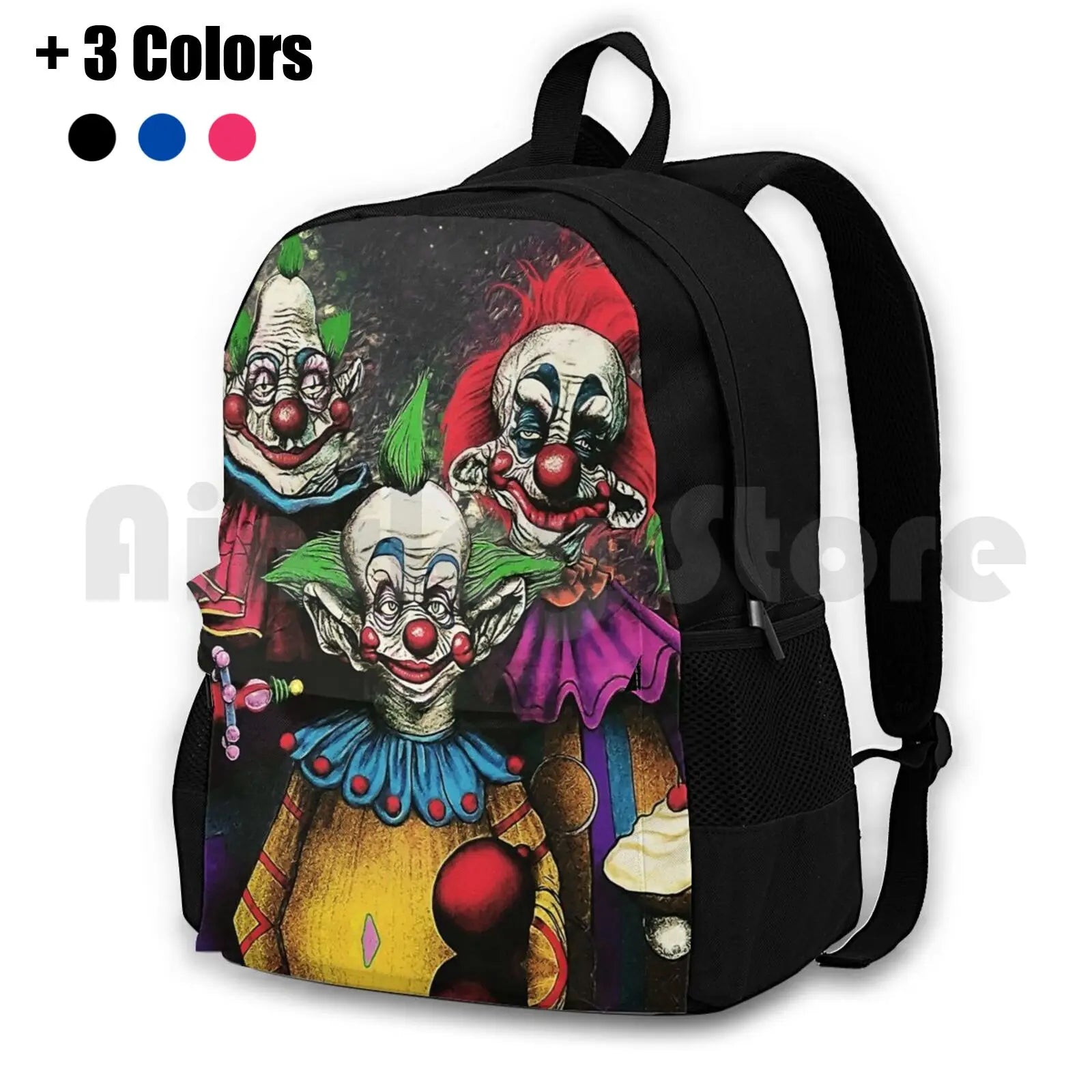 Killer Klowns Backpack Waterproof Camping Travel