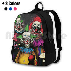 Killer Klowns Backpack Waterproof Camping Travel