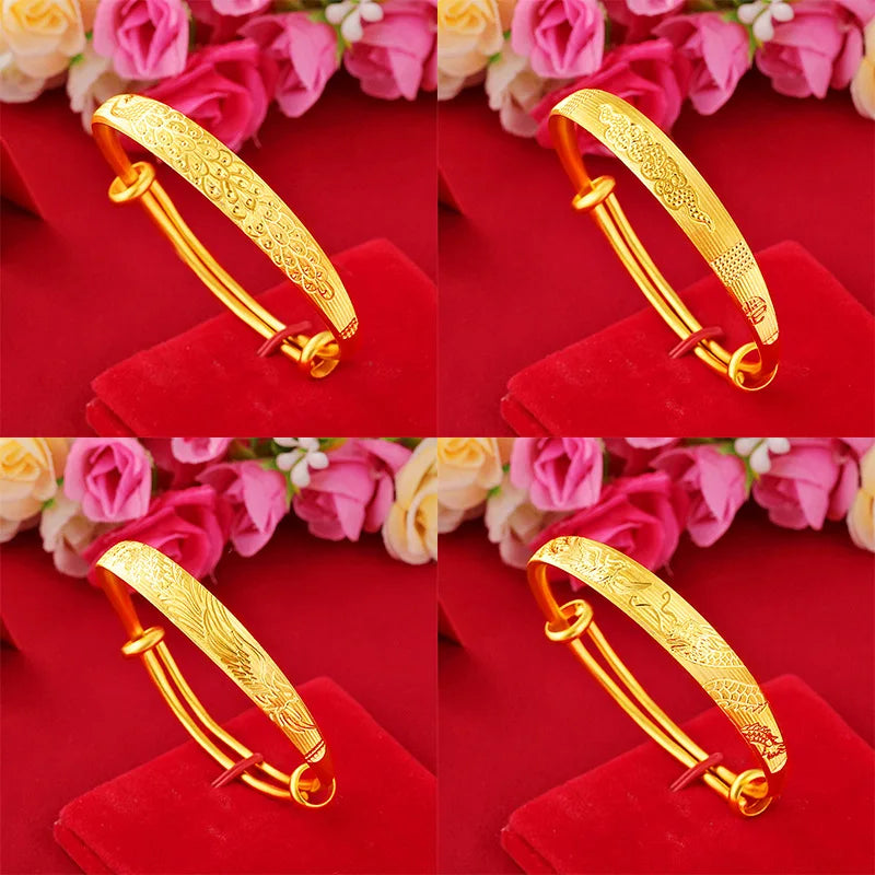 Boho Retro Dragon Phoenix High Bracelet