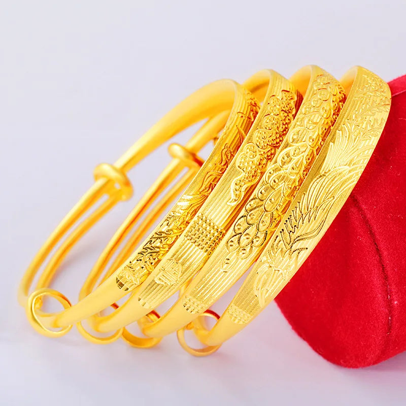 Boho Retro Dragon Phoenix High Bracelet