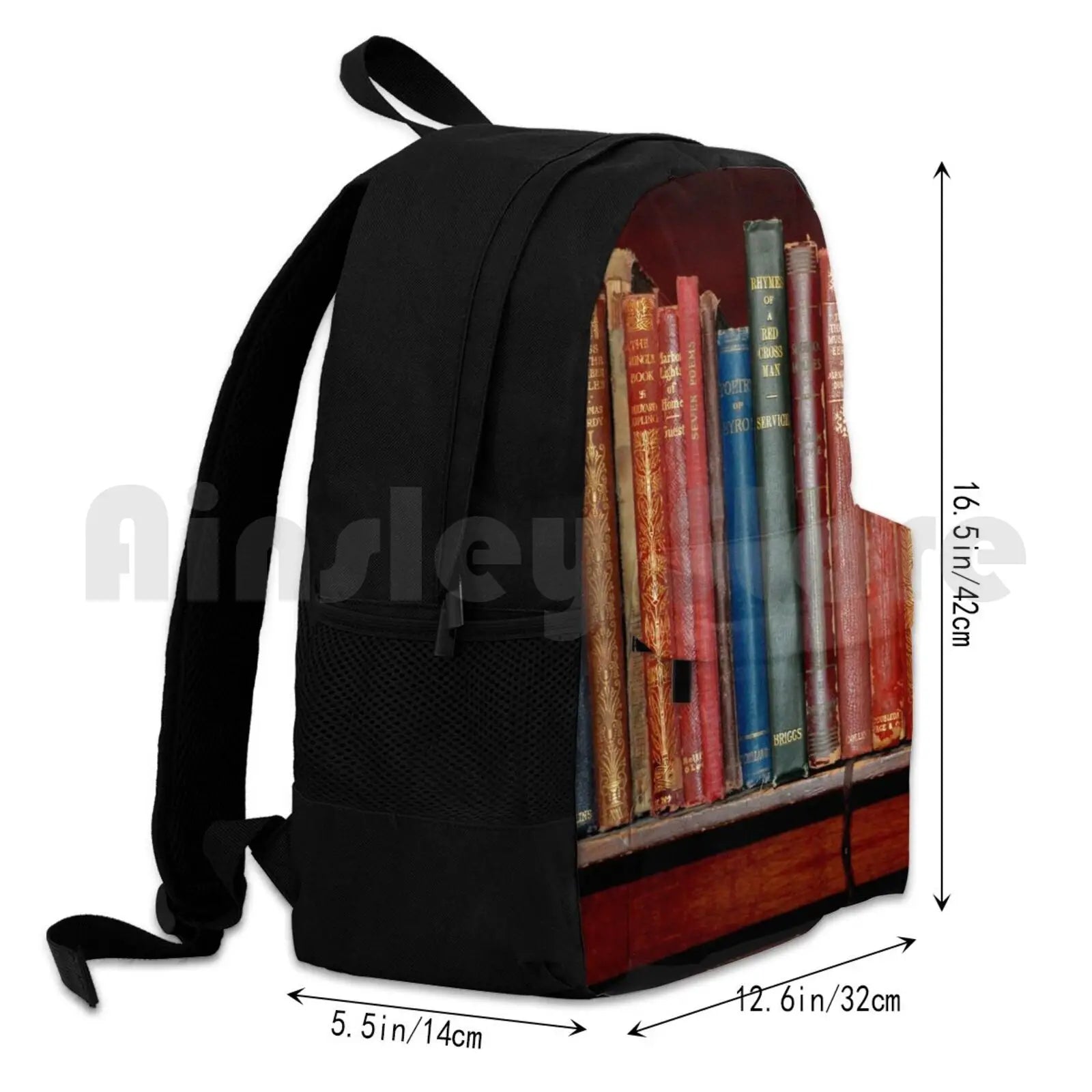 Mini Library Classic Books Hiking Backpack Waterproof Camping Travel Books