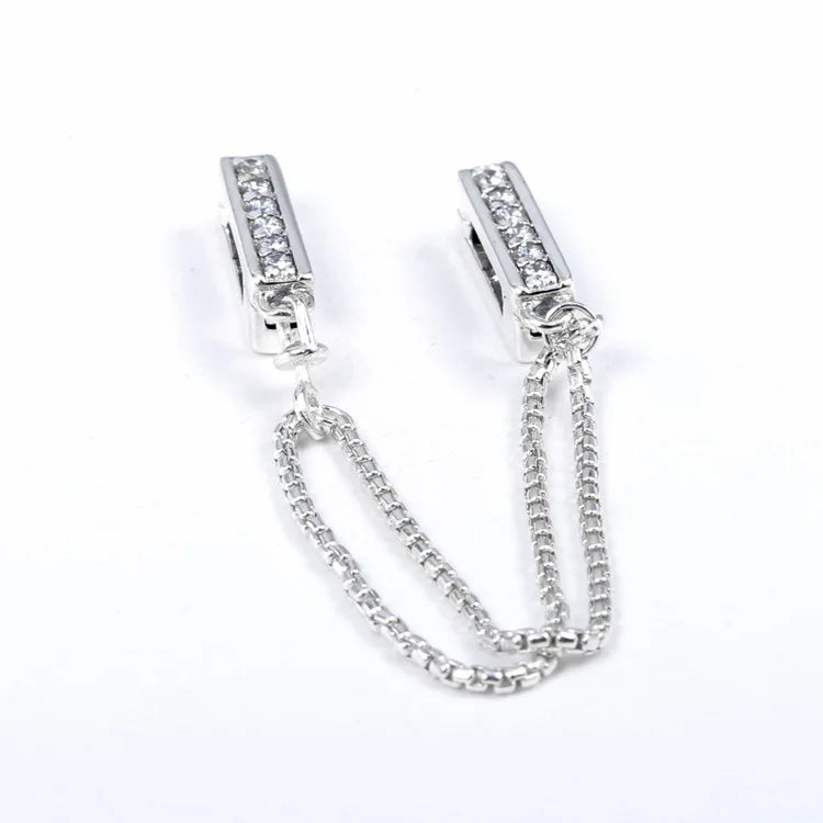 Reflexions Safety Chain Clip Stopper Beads for Charm Bracelet