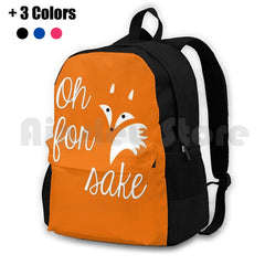 Oh For Fox Sake Outdoor Hiking Backpack Waterproof Camping Travel