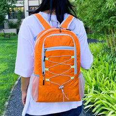 Foldable Waterproof Reflective Tape Camping Backpack