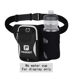 Running Waist Bag with Water Bottle - Phone Pocket - Hiking Camping Fanny Pack