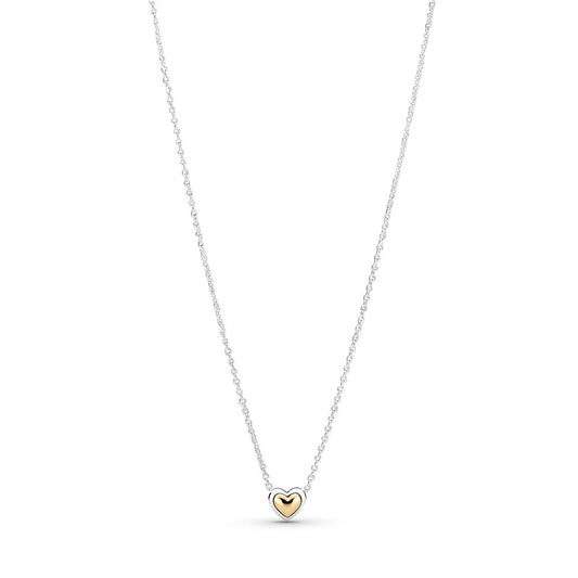 Golden Heart Set 925 Sterling Silver 14k Birthday Gift Jewelry